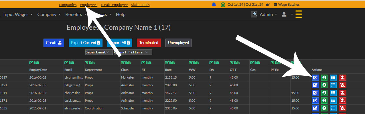 Switch Employees Department